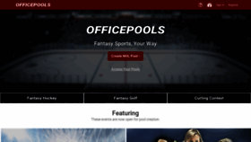 What Officepools.com website looked like in 2021 (4 years ago)