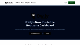 What Ow.ly website looked like in 2021 (3 years ago)