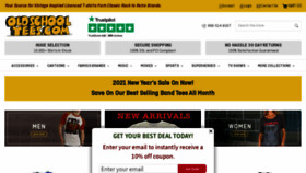 What Oldschooltees.com website looked like in 2021 (5 years ago)