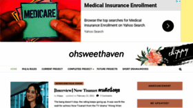 What Ohsweethaven.com website looked like in 2021 (3 years ago)