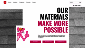 What Owenscorning.com website looked like in 2021 (3 years ago)