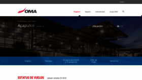 What Oma.aero website looked like in 2021 (3 years ago)