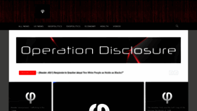 What Operationdisclosureofficial.com website looked like in 2021 (3 years ago)