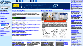 What Organic-chemistry.org website looked like in 2021 (3 years ago)