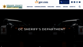 What Ocsd.org website looked like in 2021 (3 years ago)