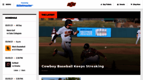 What Okstate.com website looked like in 2021 (3 years ago)