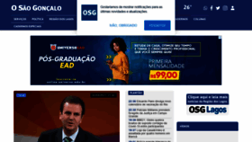 What Osaogoncalo.com.br website looked like in 2021 (3 years ago)