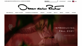 What Oscardelarenta.com website looked like in 2021 (3 years ago)