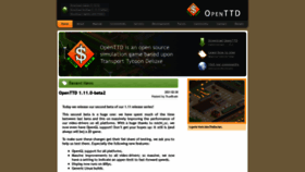 What Openttd.org website looked like in 2021 (4 years ago)