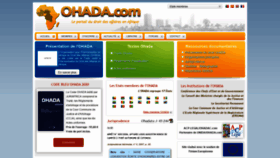 What Ohada.com website looked like in 2021 (3 years ago)