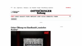 What Otz.de website looked like in 2021 (3 years ago)