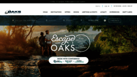 What Oakshotelsresorts.com website looked like in 2021 (3 years ago)