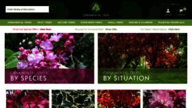 What Ornamental-trees.co.uk website looked like in 2021 (3 years ago)