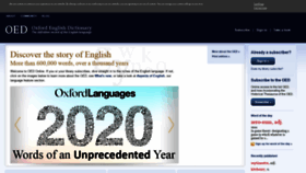 What Oed.com website looked like in 2021 (3 years ago)