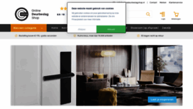 What Onlinedeurbeslagshop.nl website looked like in 2021 (3 years ago)