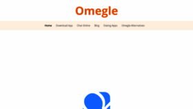 What Omegle.onl website looked like in 2021 (3 years ago)