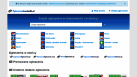 What Ogloszenialomianki.pl website looked like in 2021 (3 years ago)