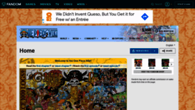 What Onepiece.fandom.com website looked like in 2021 (3 years ago)