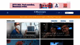 What Omunicipioblumenau.com.br website looked like in 2021 (3 years ago)