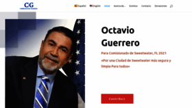 What Octavioguerrero.com website looked like in 2021 (3 years ago)