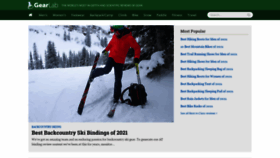 What Outdoorgearlab.com website looked like in 2021 (4 years ago)