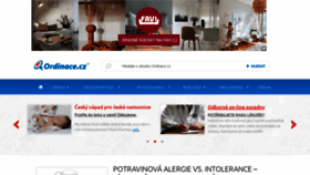 What Ordinace.cz website looked like in 2021 (3 years ago)