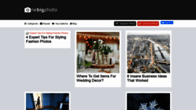 What Onebigphoto.com website looked like in 2021 (3 years ago)
