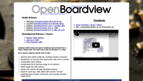 What Openboardview.org website looked like in 2021 (3 years ago)