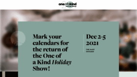 What Oneofakindshowchicago.com website looked like in 2021 (3 years ago)