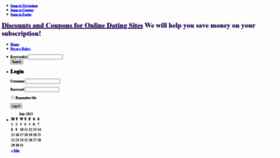 What Onlinedatingpromocodes.com website looked like in 2021 (3 years ago)