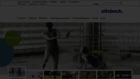 What Ottobock.de website looked like in 2021 (3 years ago)