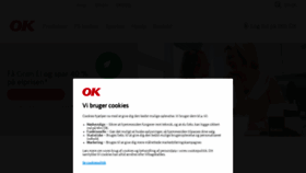What Ok.dk website looked like in 2021 (3 years ago)