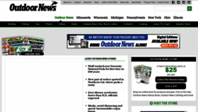 What Outdoornews.com website looked like in 2021 (3 years ago)