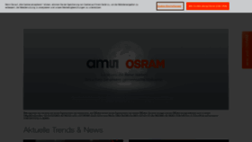 What Osram.de website looked like in 2021 (3 years ago)