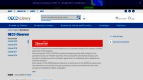 What Oecdobserver.org website looked like in 2021 (3 years ago)