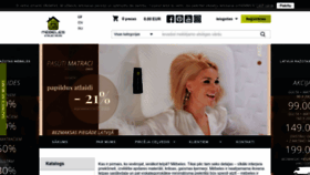 What Ormebeles.lv website looked like in 2021 (3 years ago)