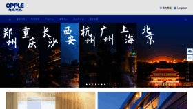 What Opple.com.cn website looked like in 2021 (3 years ago)