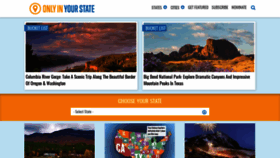 What Onlyinyourstate.com website looked like in 2021 (3 years ago)