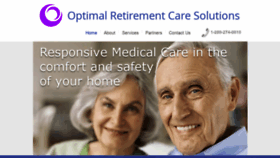 What Optimalretirement.ca website looked like in 2021 (3 years ago)