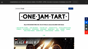 What Onejamtart.com website looked like in 2021 (3 years ago)