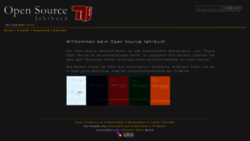 What Opensourcejahrbuch.de website looked like in 2021 (3 years ago)