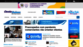 What Oestegoiano.com.br website looked like in 2021 (3 years ago)