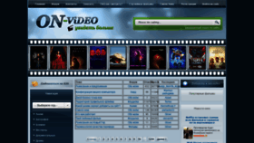 What On-video.tv website looked like in 2021 (3 years ago)