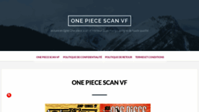 What Onepiecescan.net website looked like in 2021 (3 years ago)