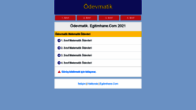 What Odevmatik.com website looked like in 2021 (3 years ago)
