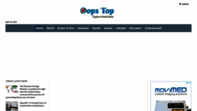 What Oopstop.com website looked like in 2021 (3 years ago)