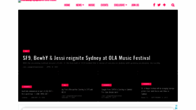 What Officiallykmusic.com website looked like in 2021 (3 years ago)