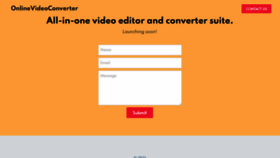 What Onlinevideoconverter.com website looked like in 2021 (3 years ago)