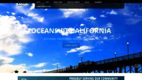 What Oceansidechamber.com website looked like in 2021 (3 years ago)