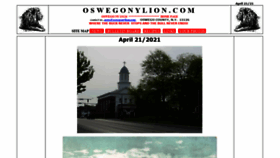 What Oswegonylion.com website looked like in 2021 (3 years ago)